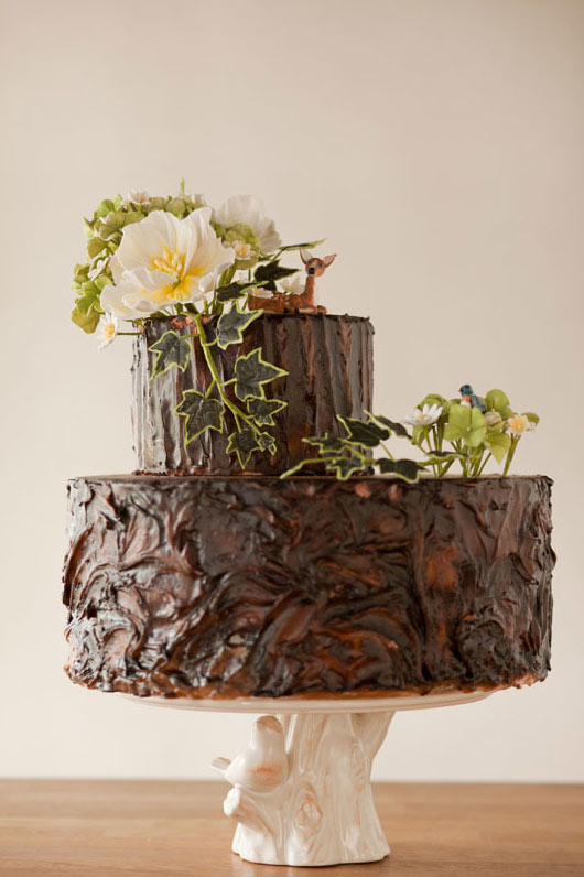 Chocolate Rustic Groom Cake