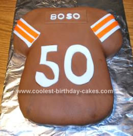 Cleveland Browns Birthday Cake
