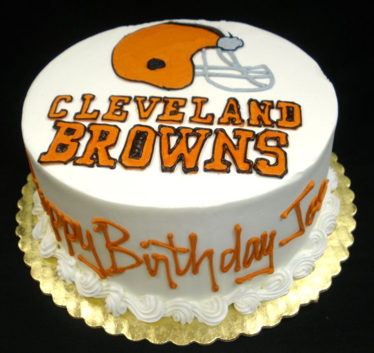 Cleveland Browns Birthday Cake