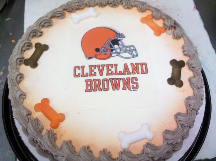 Cleveland Browns Happy Birthday Cake