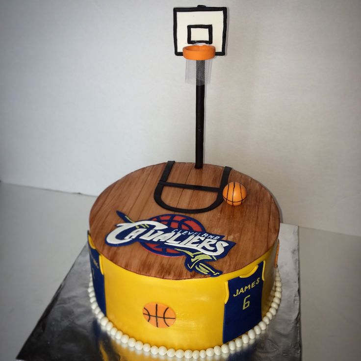 Cleveland Cavaliers Basketball Cake