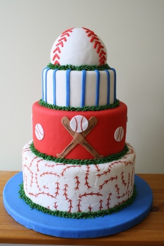 Cleveland Indians Baseball Cake