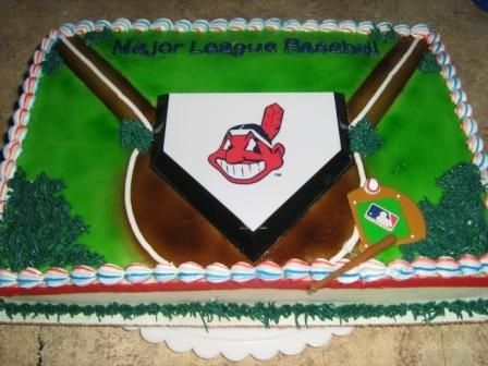 Cleveland Indians Birthday Cake