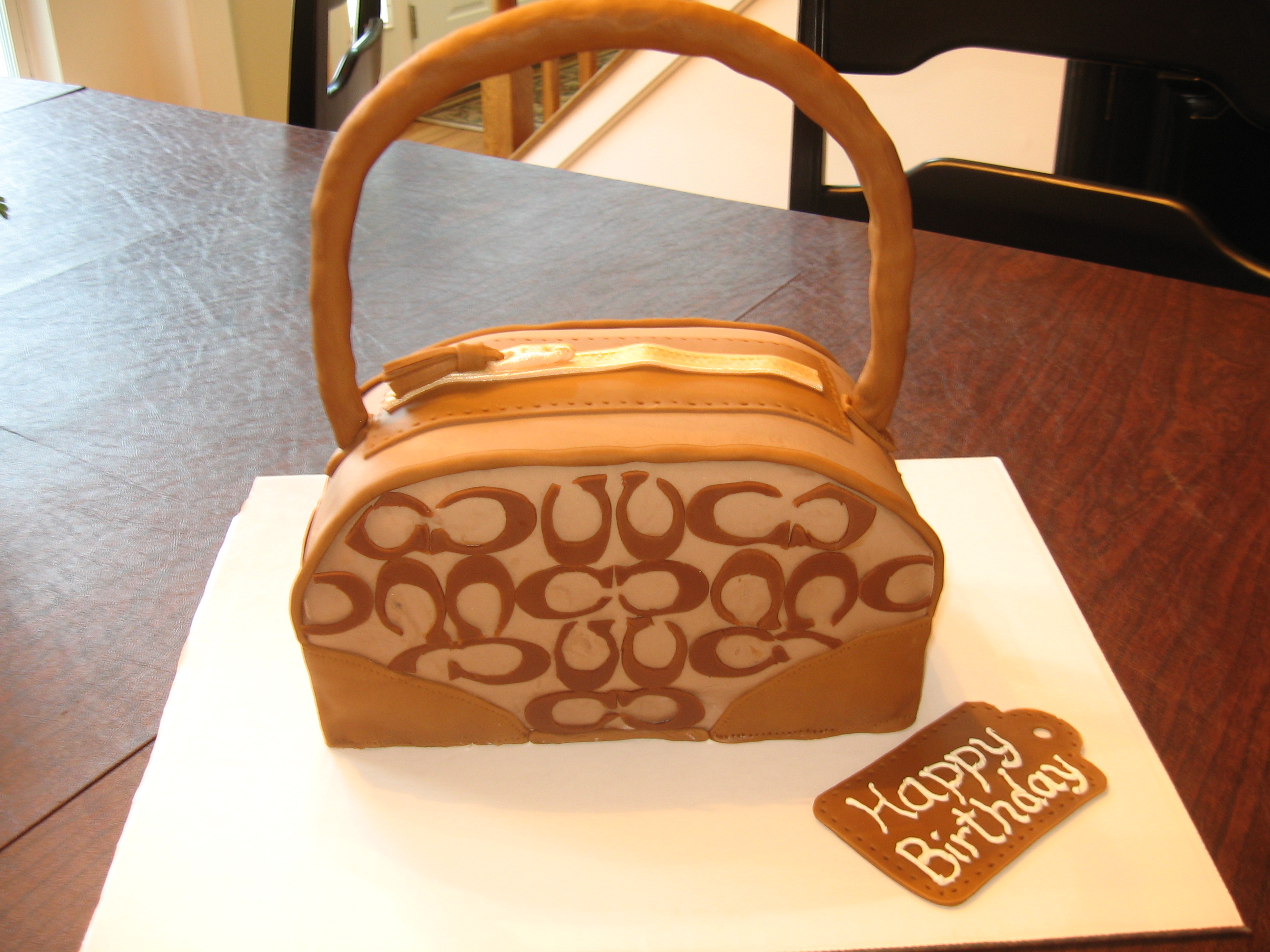 Coach Purse Cake