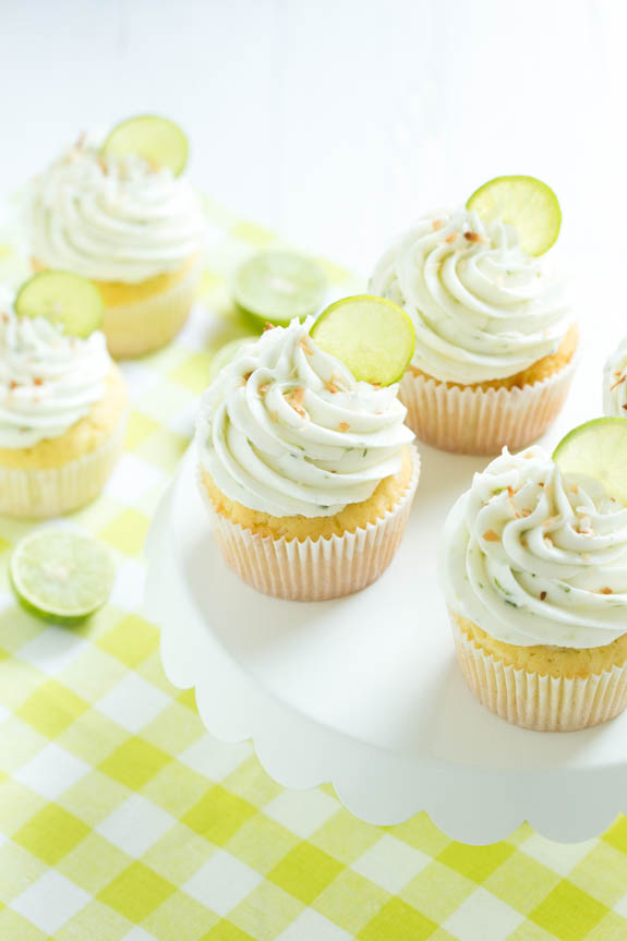 Coconut Lime Cupcakes with Buttercream