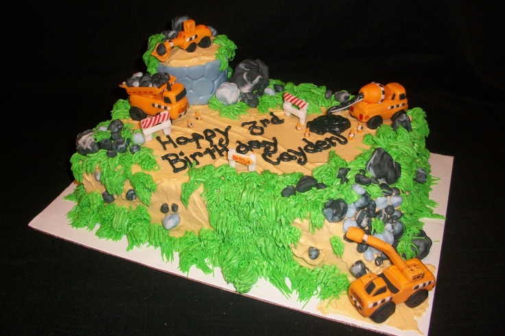 Construction Birthday Cake