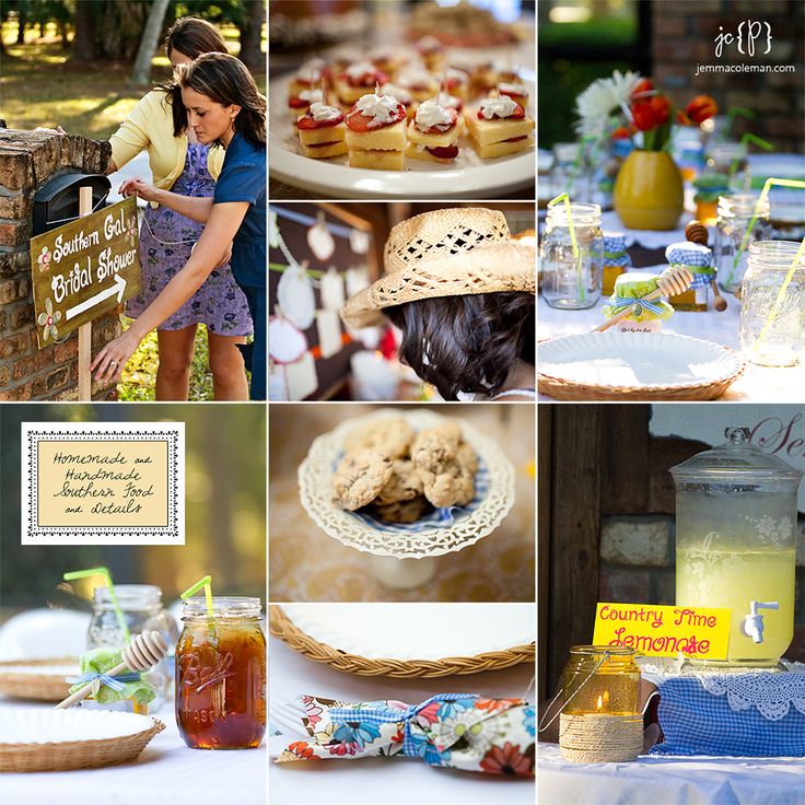Country Themed Bridal Shower Ideas