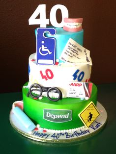 Creative 40th Birthday Cakes