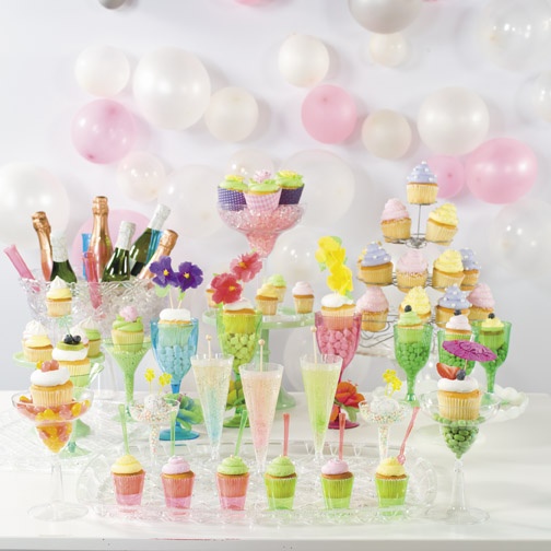 Cupcake and Candy Buffet Ideas