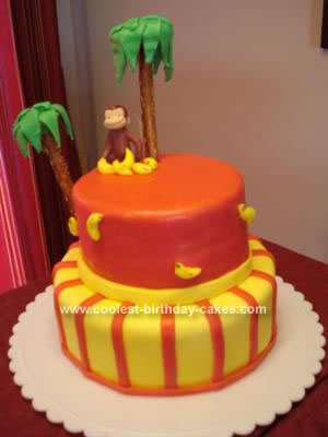 Curious George Birthday Cake