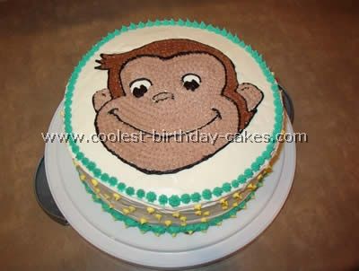 Curious George Birthday Cake