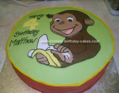 Curious George Birthday Cake