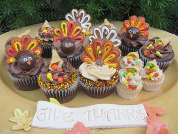 Cute Thanksgiving Cupcakes