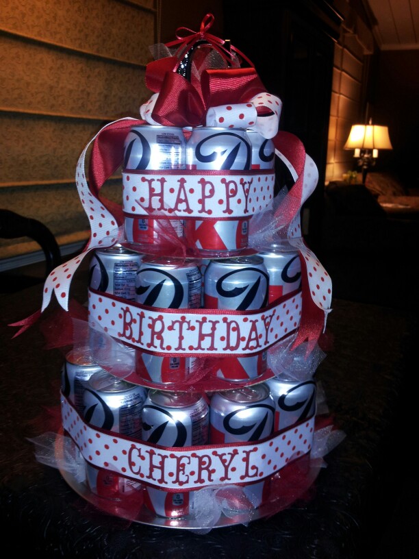 Diet Coke Birthday Cake