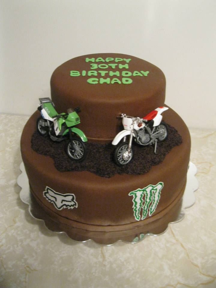 Dirt Bike Cake