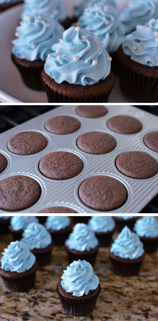 DIY Baby Shower Cupcakes