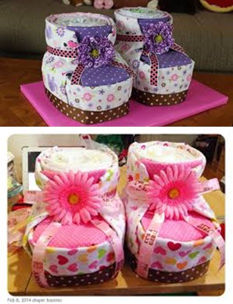 DIY Baby Shower Diaper Cake DIY Baby Shower Diaper Cake