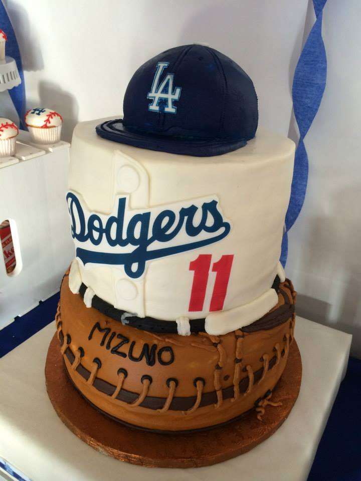 Dodger Birthday Party Cake