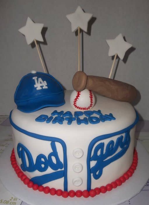 Dodger Happy Birthday Cake