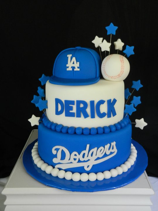Dodgers Birthday Cake