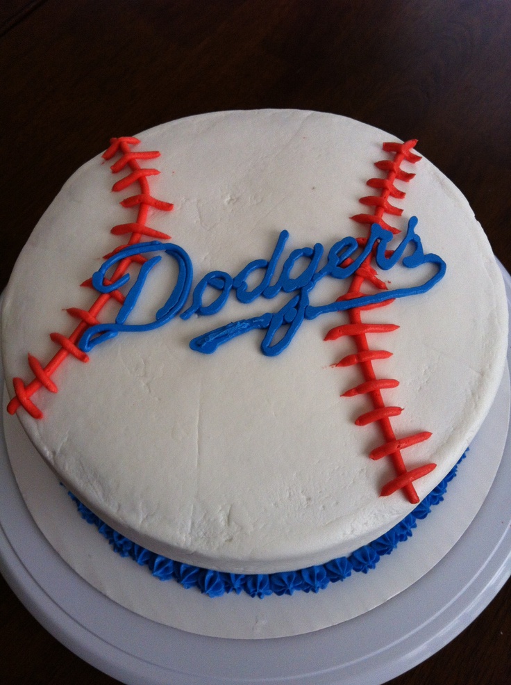 Dodgers Birthday Cake