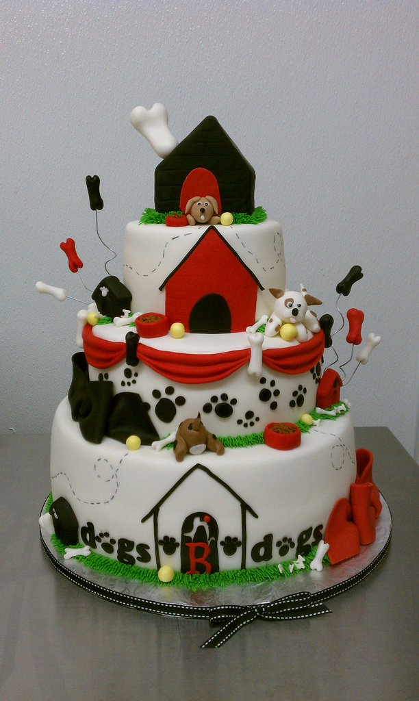 Dog Themed Cake