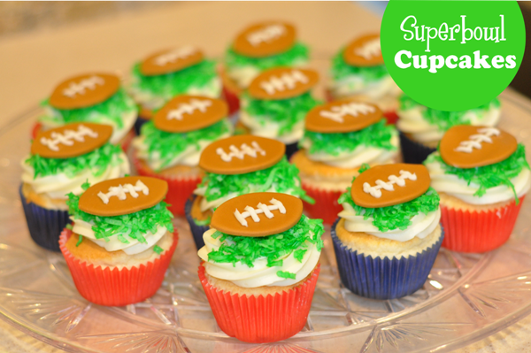 Easy Super Bowl Cupcakes