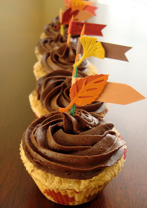 Easy Thanksgiving Cupcake Decorating Ideas