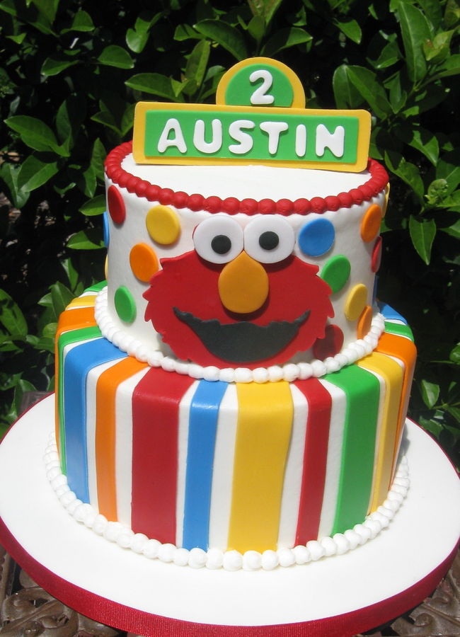 Elmo Birthday Cake