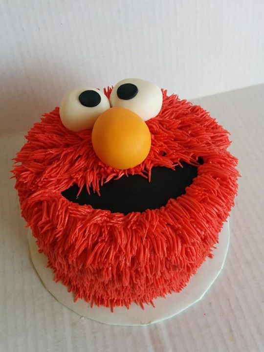 Elmo Birthday Cake