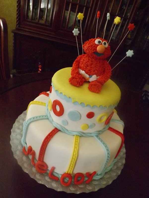Elmo Theme Birthday Cake