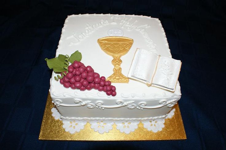 First Communion Cake Chalice