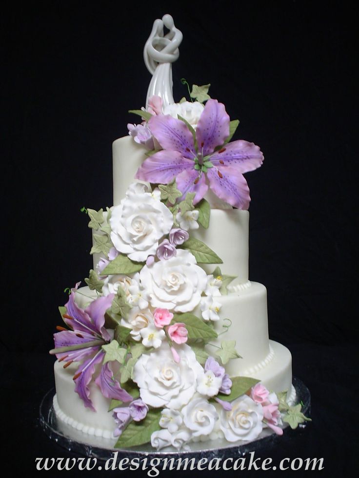 Floral Wedding Cake