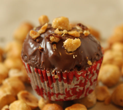 Four Ingredient Nutella Cupcakes