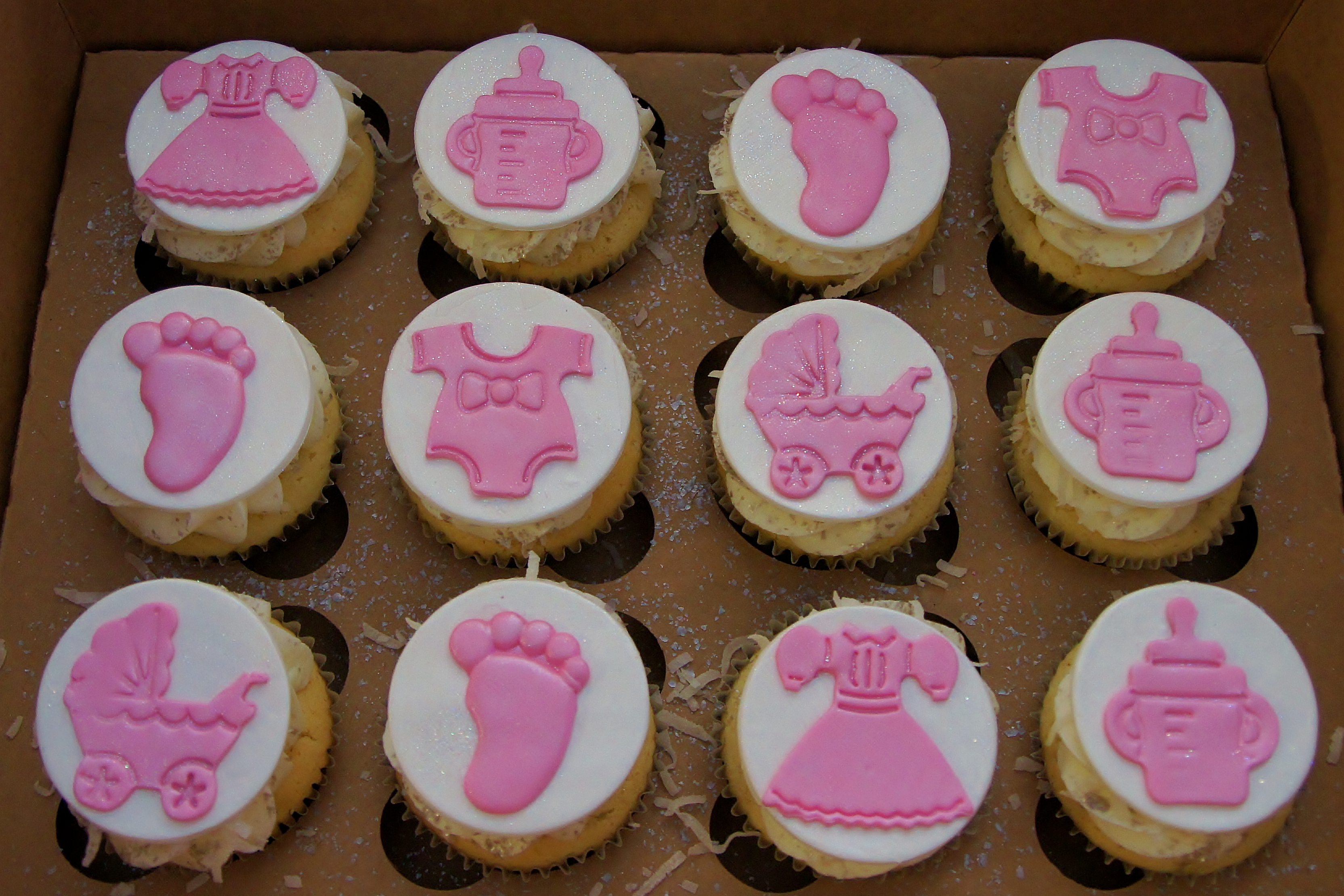 Girl Baby Shower Cupcake Ideas