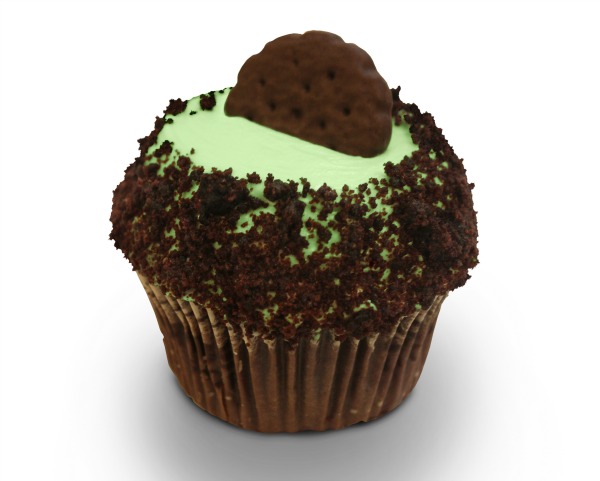 Girl Scout Thin Mint Cupcakes