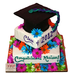 8 Photos of Graduation Cakes With Roses 8 Photos of Graduation Cakes With Roses