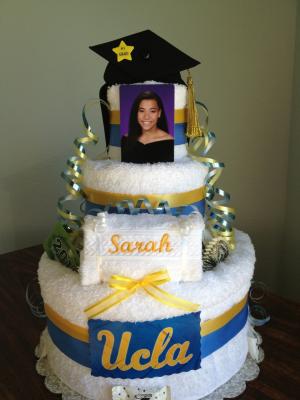 Graduation Towel Cake Ideas Graduation Towel Cake Ideas