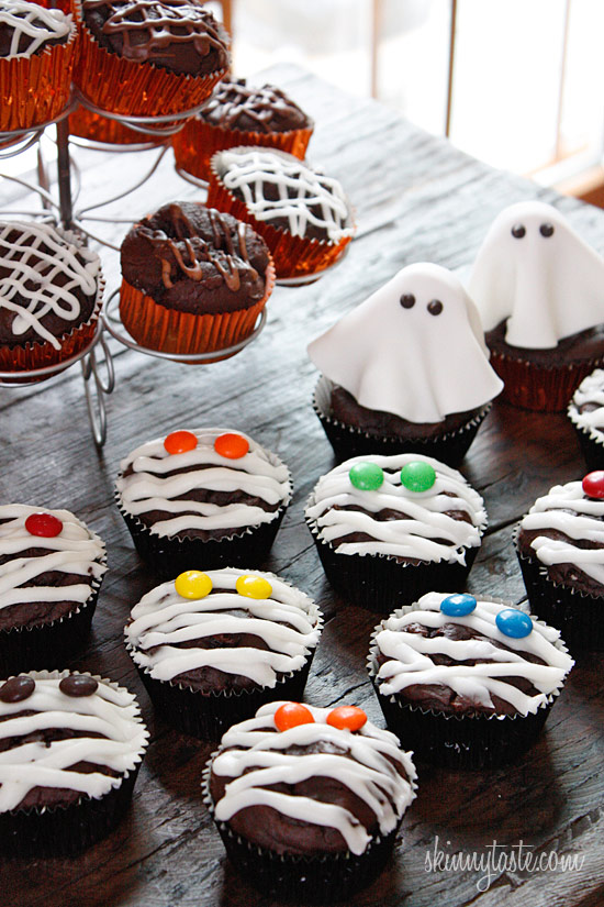 Halloween Chocolate Cupcakes