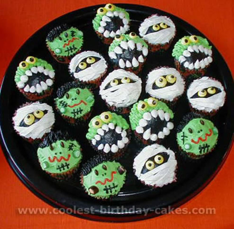 Halloween Cupcake Cake Ideas