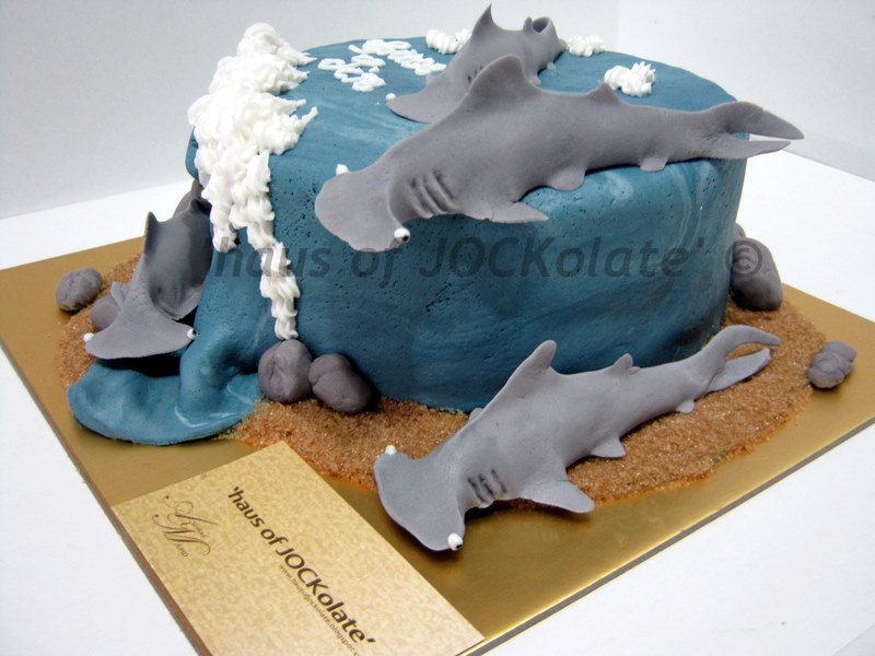 Hammerhead Shark Birthday Cake