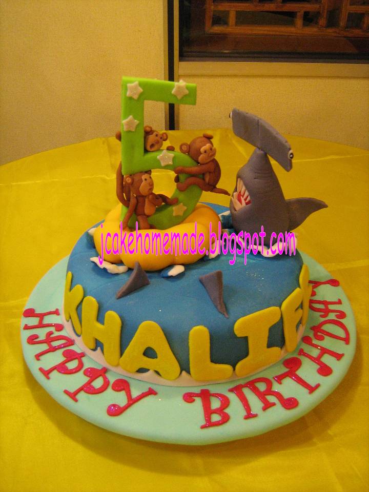 Hammerhead Shark Birthday Cake