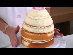 How to Make a Barbie Doll Dress Cake