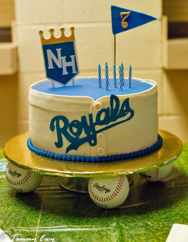 Kansas City Royals Baseball Birthday Cakes