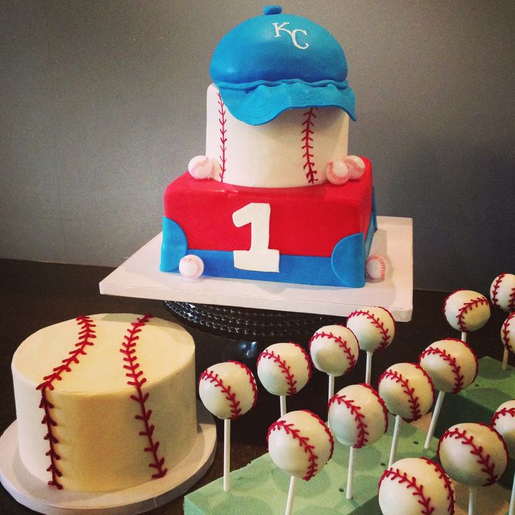 Kansas City Royals Baseball Birthday Cakes