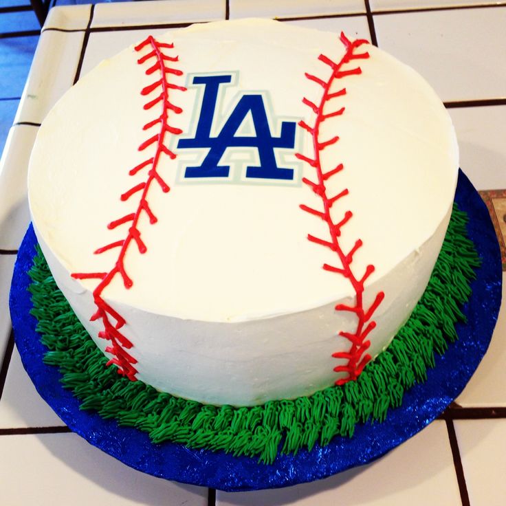 LA Dodgers Birthday Cake LA Dodgers Birthday Cake