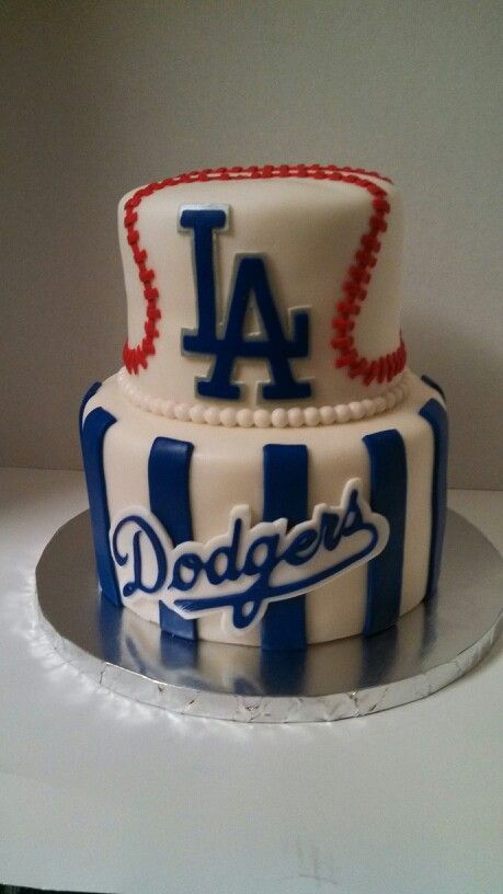 LA Dodgers Birthday Cake