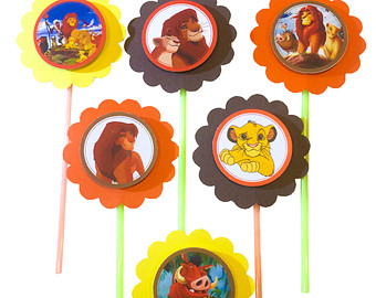 Lion King Cupcake Toppers