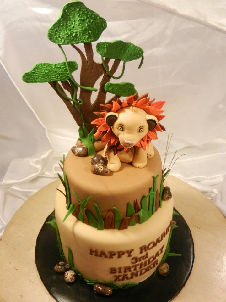 Lion King Theme Cake Lion King Theme Cake