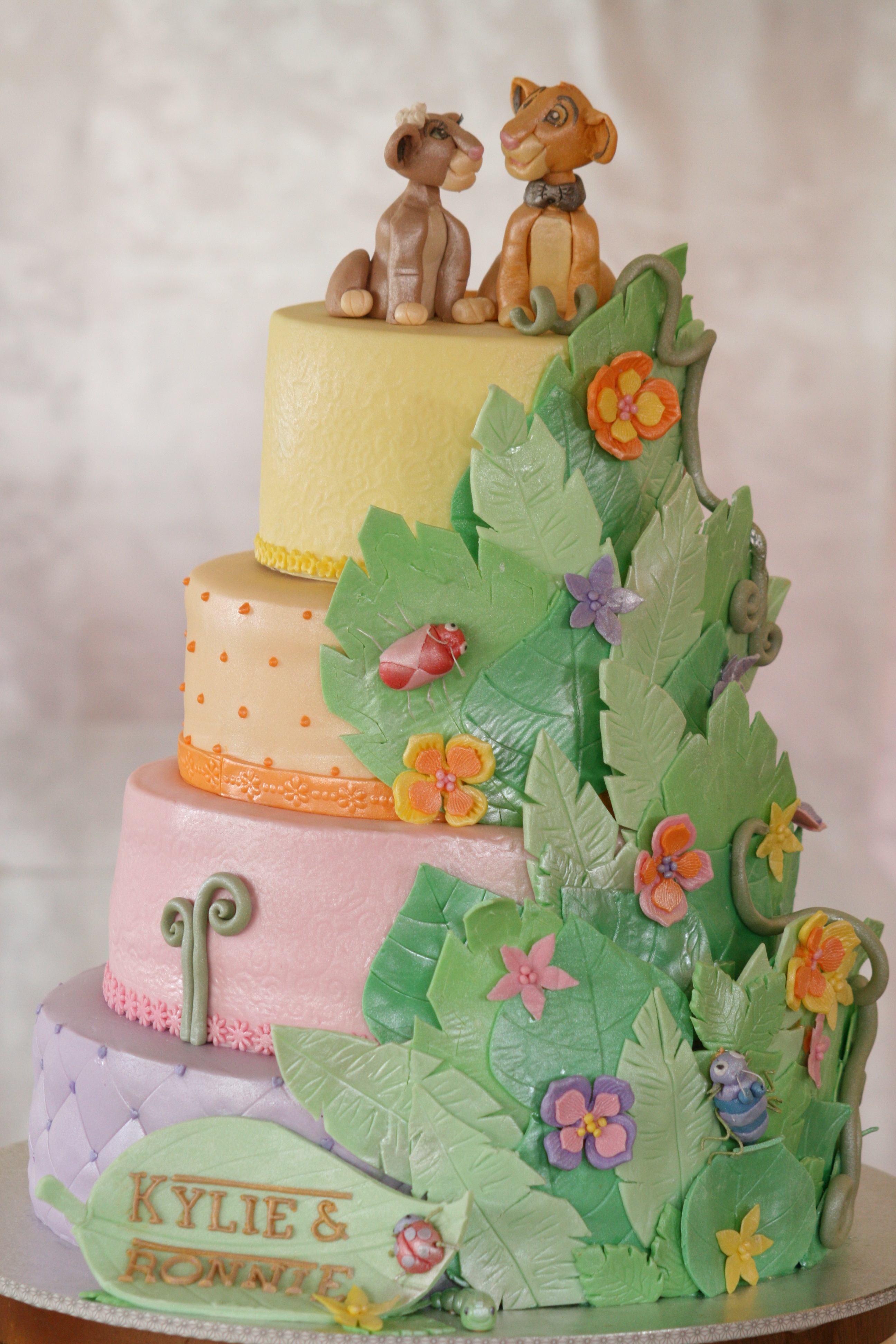 Lion King Wedding Cake Lion King Wedding Cake